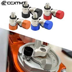 Motorcycle M5x0.8 CNC Front Fork Bleeder Relief Valve For Suzuki DRZ250 DRZ400R DRZ400S DRZ400SM RMZ250 Yamaha Kawasaki Honda