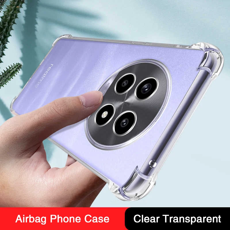 High Quality Transparent Phone Case for OPPO Realme 13 Pro 13Pro Plus Pro+ 13+ 13Plus 5G Airbag TPU Silicone Original Back Cover