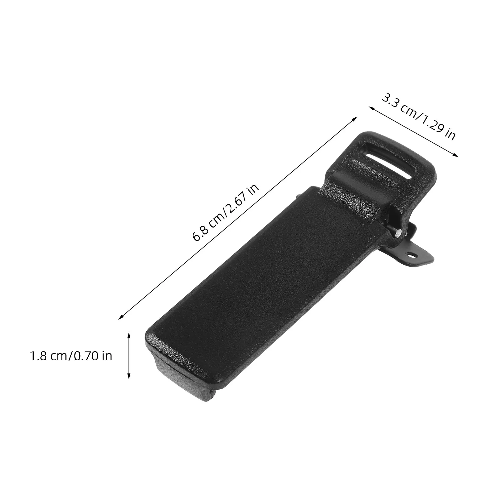 

4 set Walkie- Belt Clip Interphone Clips Replacement Durable Plastic Back Clip For Waist Shoulder Use Mic