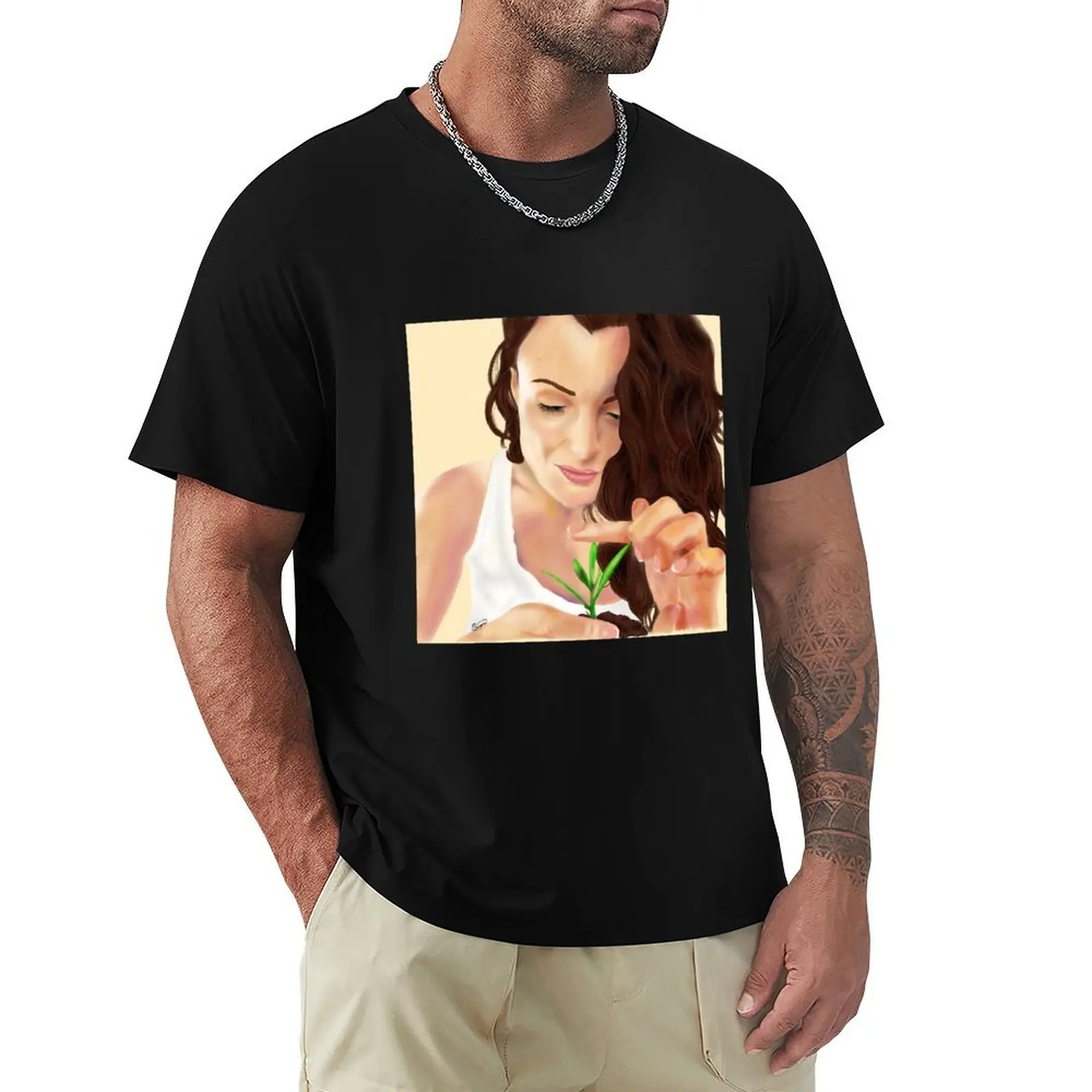

Lyne Renée Trees T-Shirt Anti-Fade Casual Tee Shirt