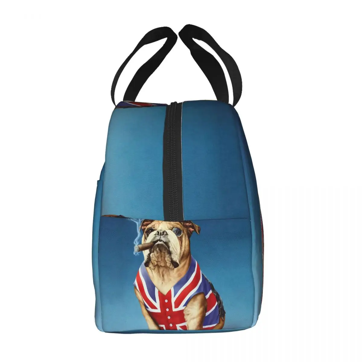 Boîte à déjeuner drôle de bouledogue anglais de chien britannique pour les femmes, refroidisseur Portable étanche, sac à déjeuner isolé pour aliments thermiques, école pour enfants