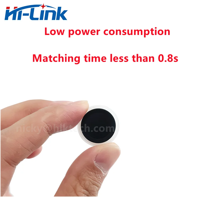 Hi-Link New Fingerprint Recognition Module HLK-ZW101 Low Power 50pcs finger Capacitive Semiconductor Fingerprint Sensor