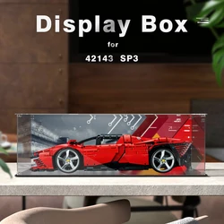 Acrylic Display Box for Lego 42143  SP3 Dustproof Clear Display Case Model Storage box (Toy Bricks Set not Included）