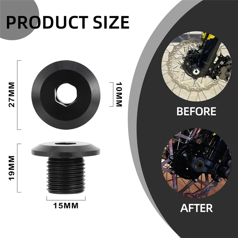Firmly Front Fork Axle Nut For Surron Ultra Bee Front Wheel Axle Nuts Screws Dirt Bike Parts
