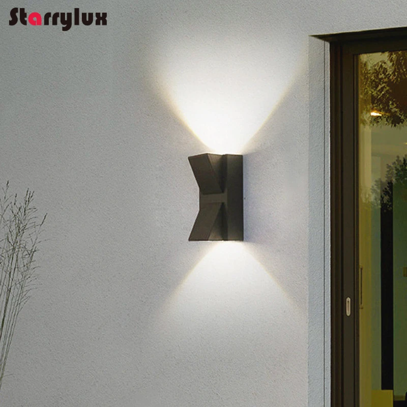 Outdoor Waterproof LED Wall Lamp Modern Simple Garden Wash Light Corridor Staircase Lighting IP65 Bedside Lights