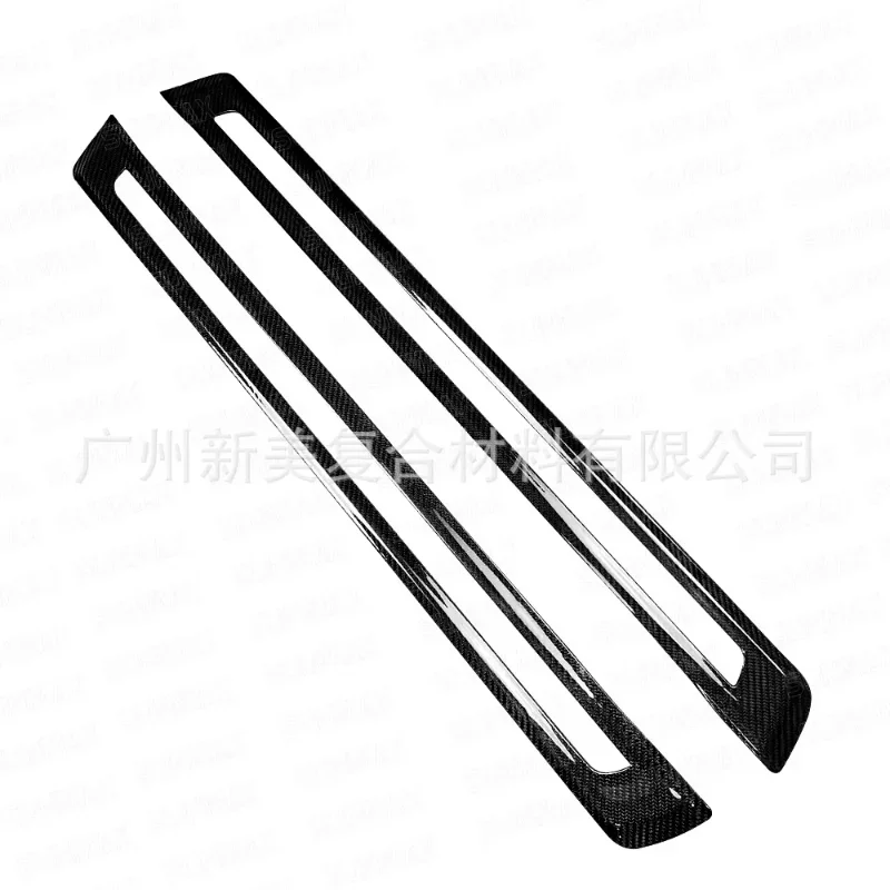 For BMW 4 Series threshold strip Real Dry carbon Fiber protection sticker pedal decorative strip  interior modification