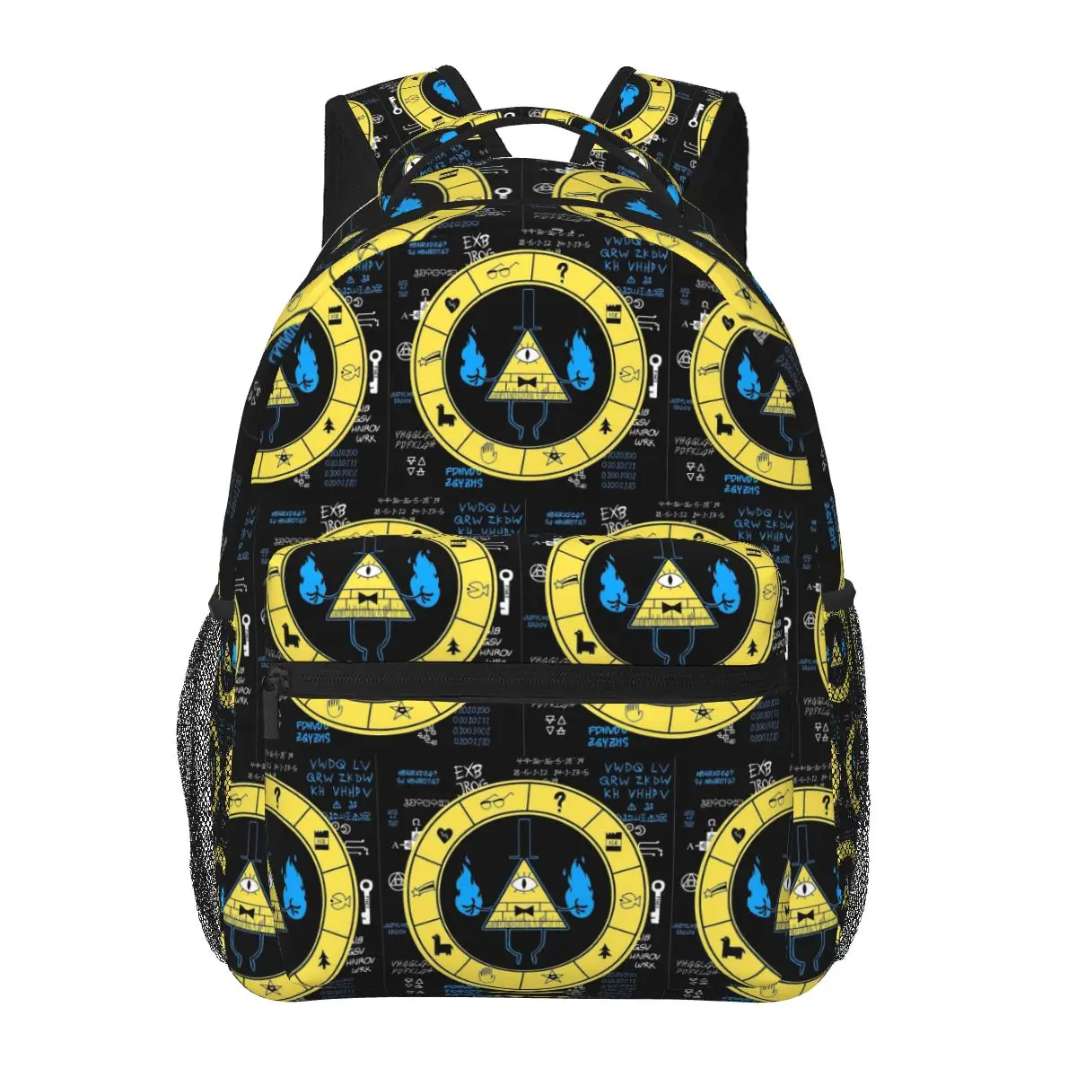 Bill Cipher Zodiac Backpacks Boys Girls Bookbag Students School Bags Cartoon Travel Rucksack Shoulder Bag Large Capacity