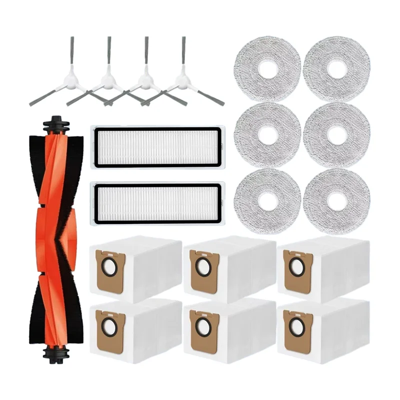 دائم ل Xiaomi روبوت فراغ X20 + / X20 زائد استبدال الملحقات الرئيسية الجانب فرشاة فلتر Hepa ممسحة القماش كيس لجميع الغبار