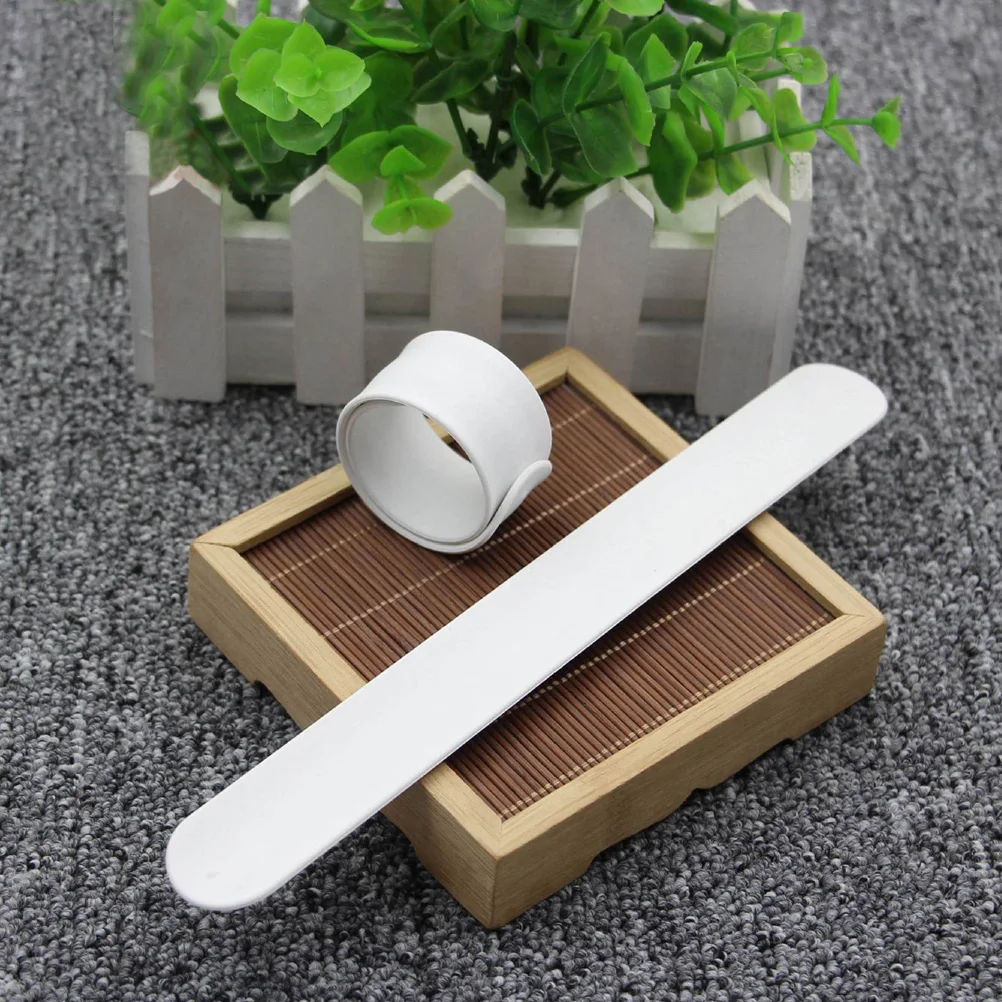 

9 Pcs Slap Silicone Bracelet Wrist Bands Wristbands for Kids Snap White Bracelets Child