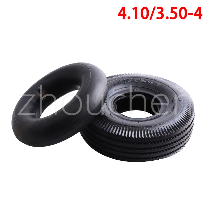 

4.10/3.50-4 tyres 4.10-4 3.50-4 tires and inner tube fit electric tricycle, trolley,Electric scooter,warehouse car 10 inch tyre