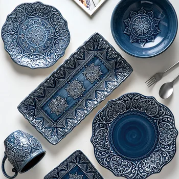 Luxury European Ceramic Dinner Plates 1