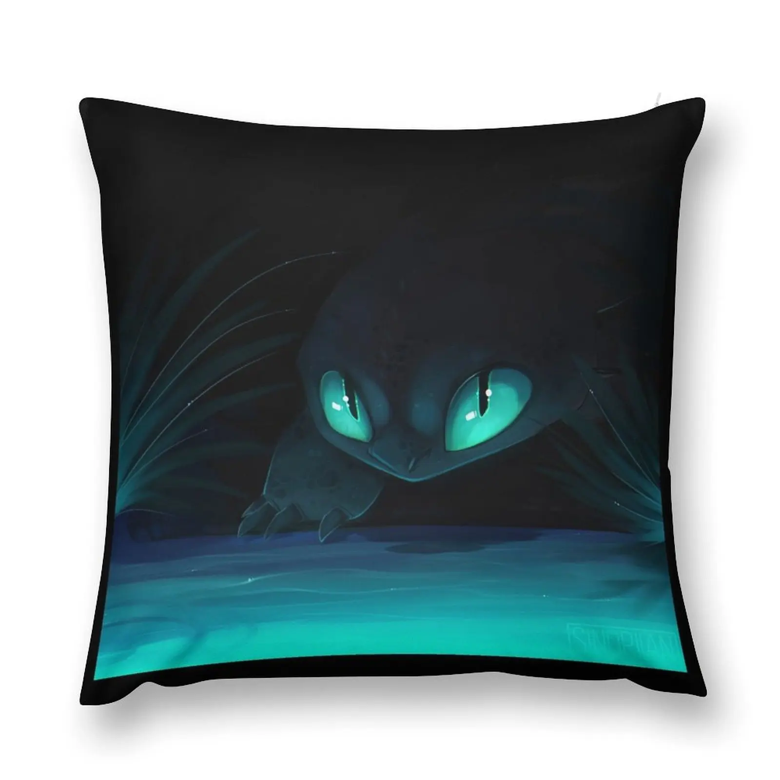 Elusive Nightfury Throw Pillow Cushions For Children Decorative Cushions pillow cover christmas pillow