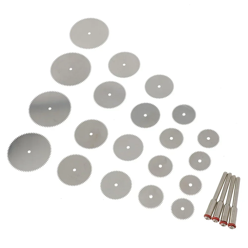 24 pçs conjunto de lâmina serra circular disco corte moagem elétrica ferramenta rotativa para dremel cortador metal ferramenta elétrica ferramentas corte madeira ho