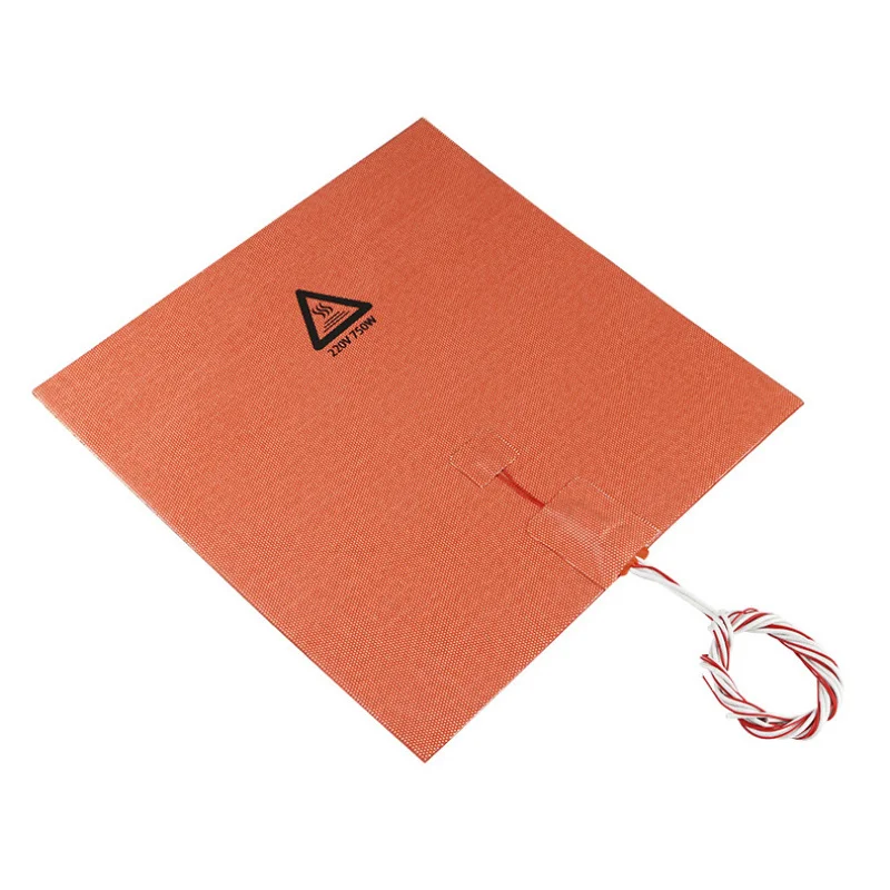 

For 3D printer accessories, imported coarse cloth silicone rubber hot bed, 240X240mm, 110V/220V, with 3M back adhesive