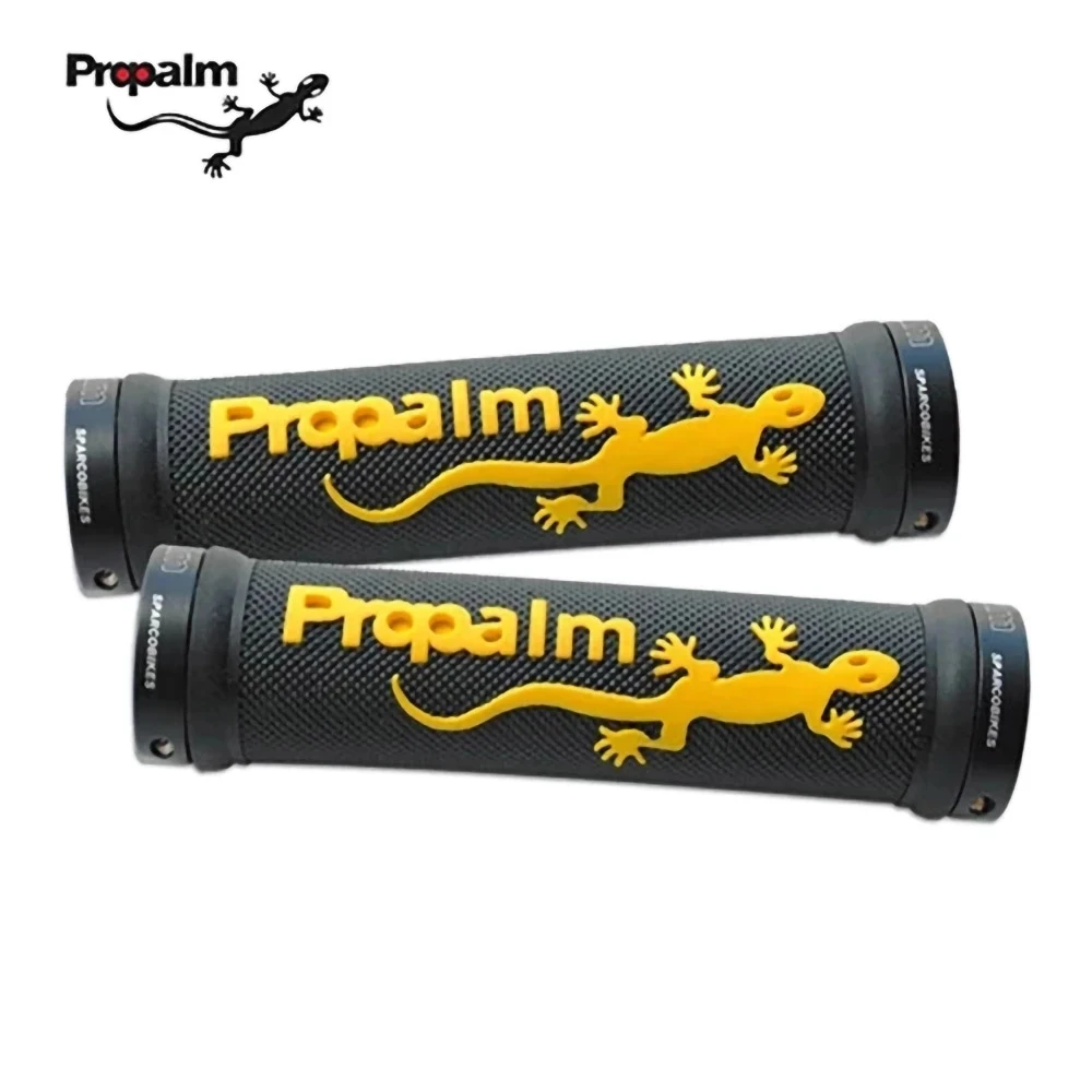 Propalm Mountain Road Bicycle Grips Straight Handles Rubber Aluminum Double Side Lock-on Bike Grips Cover Riding Equipment