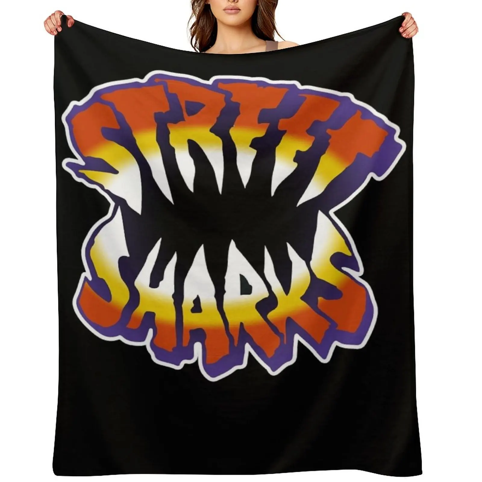 

Street Sharks Logo Vintage Throw Blanket Luxury Thicken warm for winter Baby Hair Blankets