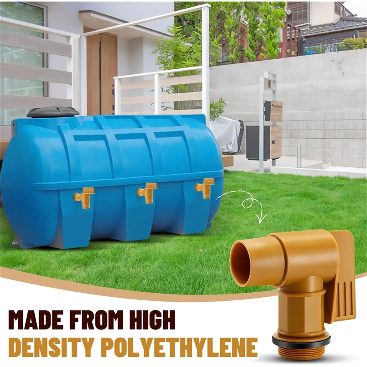 NEW Gardening Plant Plastic Nutrient Solution Water Tap Fermentation Bucket Faucet Switch Valve Plastic
