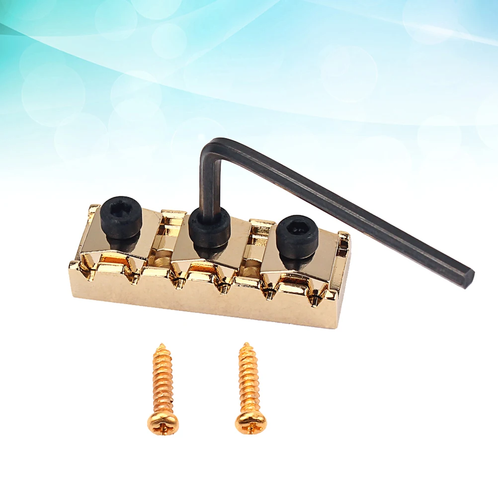 

42 Mm Gold-plated String Lock Electric Guitar Locking Nut Zinc Alloy Copper Pipe