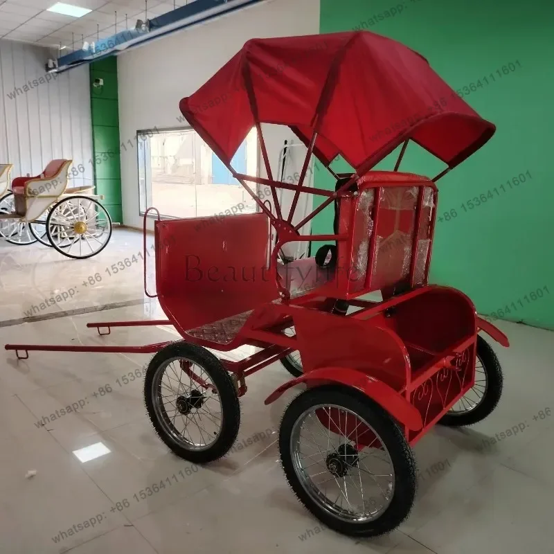 FG TC-18 Four-Wheel Pony Car with Canopy and Seat Belt for Safety, Suitable for Scenic Parks and Sightseeing