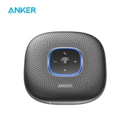 Anker PowerConf Bluetooth Speakerphone conferentieluidspreker met 6 microfoons, verbeterde stemopname, 24 uur gesprekstijd