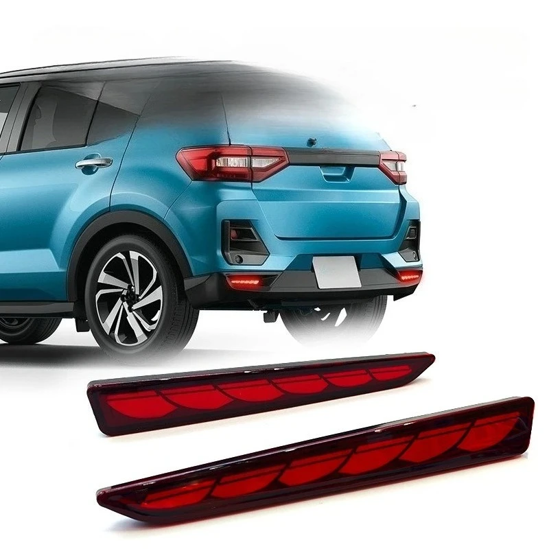 Led Rear Bumper Light Reflector Flowing Turn Signal Brake Light For RAIZE ROOMY Modification Accessories