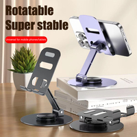 Desktop Stand Metal 360° Rotation Mobile Tablet Ipd Universal Lazy Person Live Broadcast Study Mobile Phone Holder