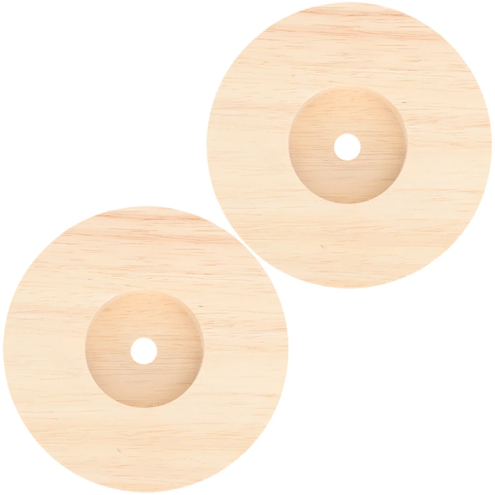 

Wooden Table Lamp Base Round St DIY Craft Supplies Desk Night LED Light Parts Bedroom Living Room Study Office