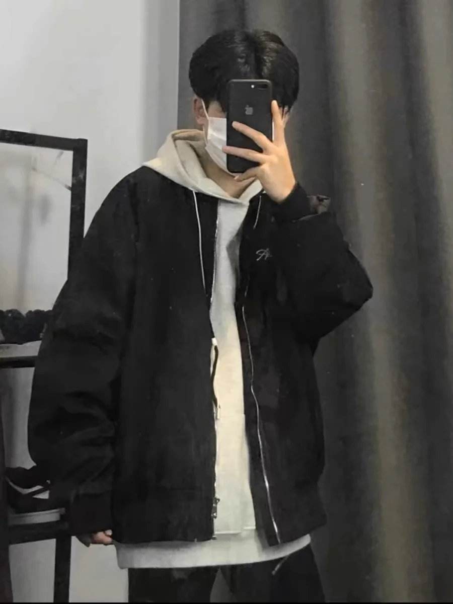 

Ретро американский Bla Pilot Jaet мужской осенне-зимний уличный хип-хоп модный хлопковый бейсбольный костюм верхняя одежда для пар