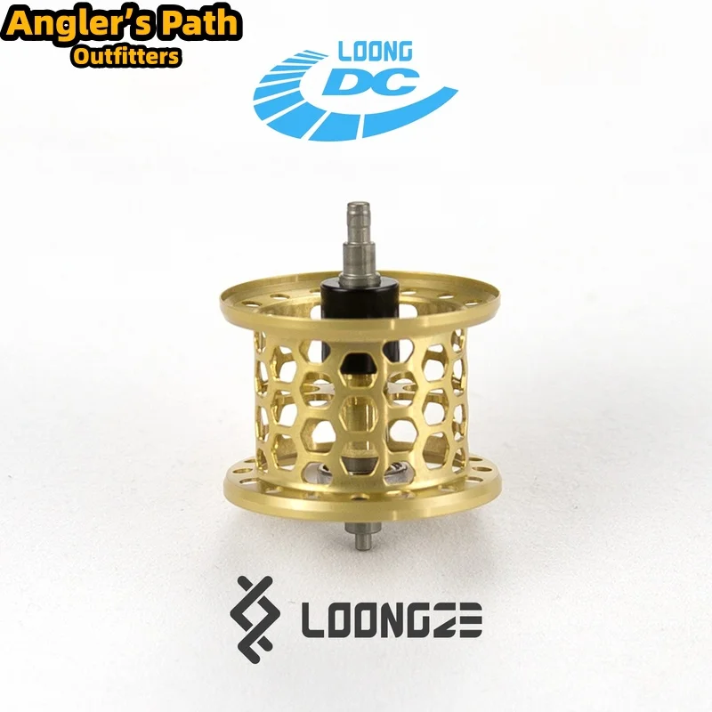 

Hot Selling New LOONGZE CNC Drum Reel Brake Ultralight Spool DC Baitcasting Reel Universal Medium Spool Metal Fishing Reel