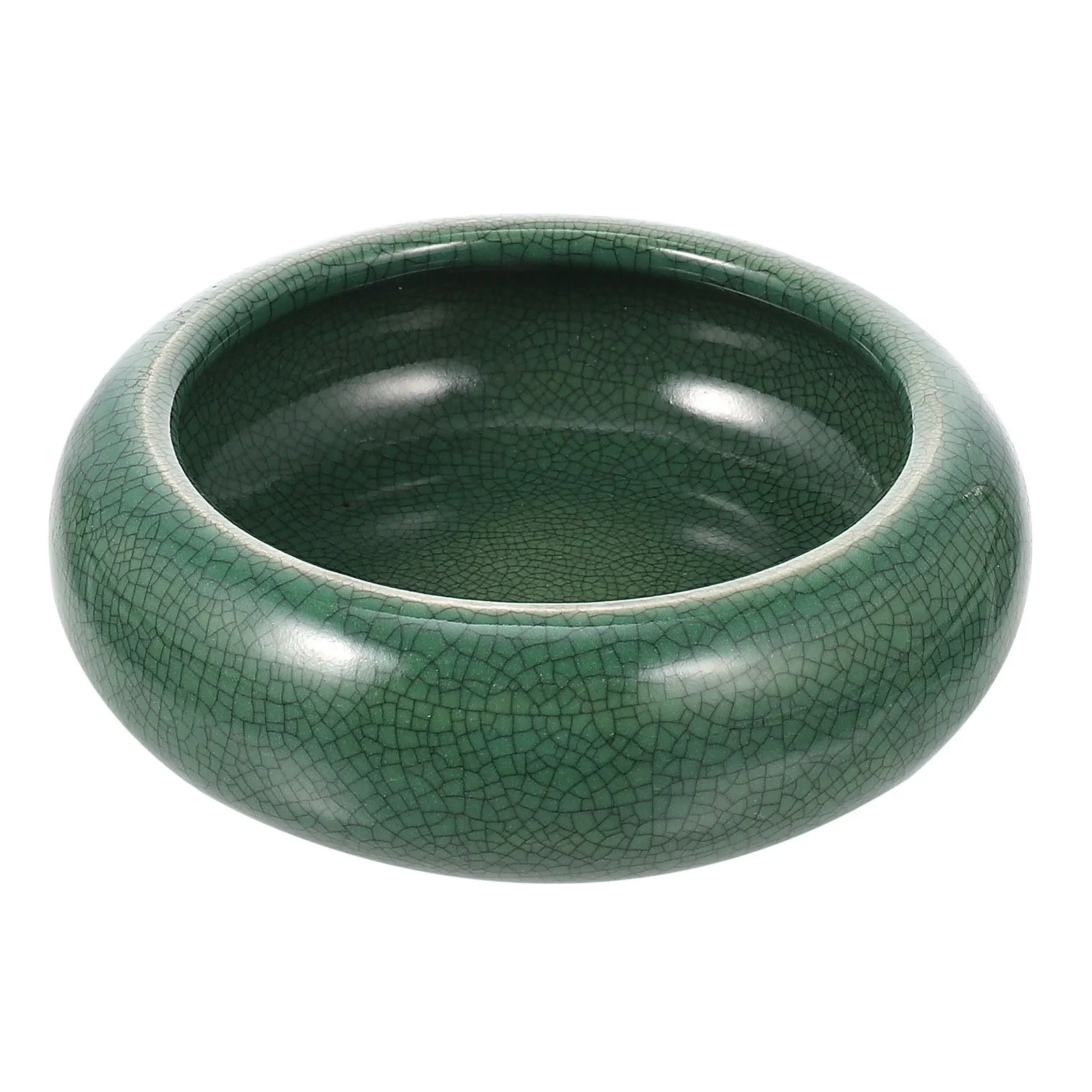 

Creative Ink Plate for Chinese Calligraphy Fine Workmanship Porcelain Brush Holder Easy to Clean Portable Size Perfect for Art