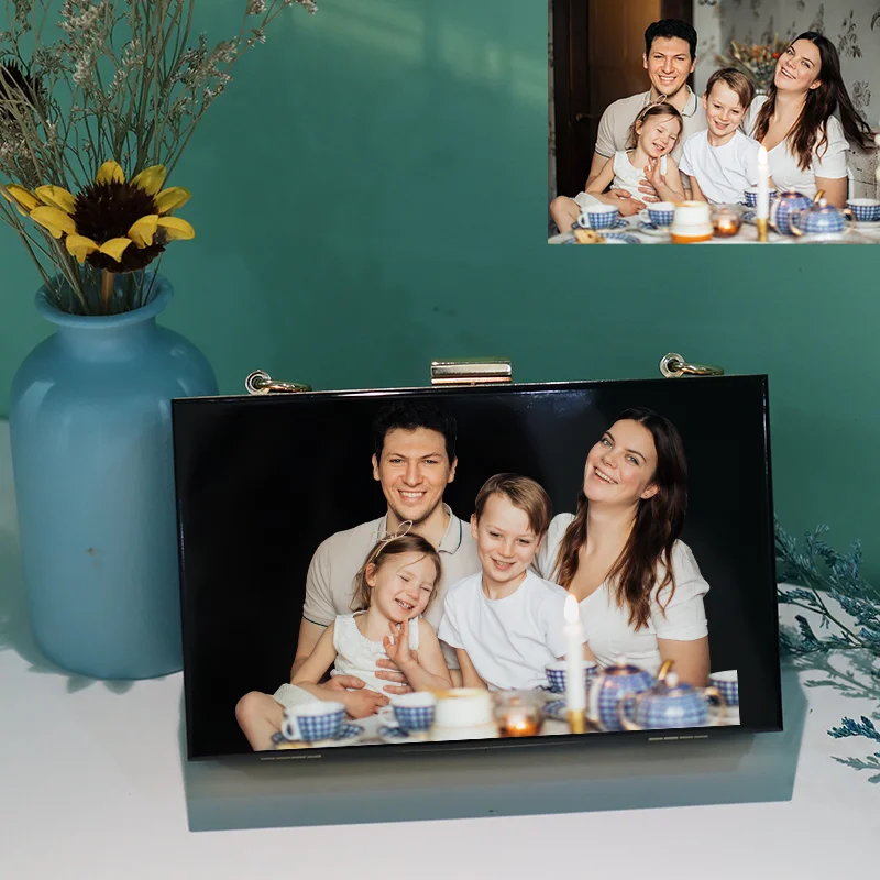 

Acrylic Clutch Bag Summer Wedding Party Personalized Color Photo Chain Diagonal Bag Acrylic Transparent Multicolor Temperament