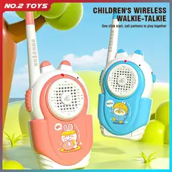 1 Pair Children's Walkie-Talkies Parent-child Interactive Toys 500M Intercom Machine Kids Wireless Pagers Outdoor Game Toys Gift