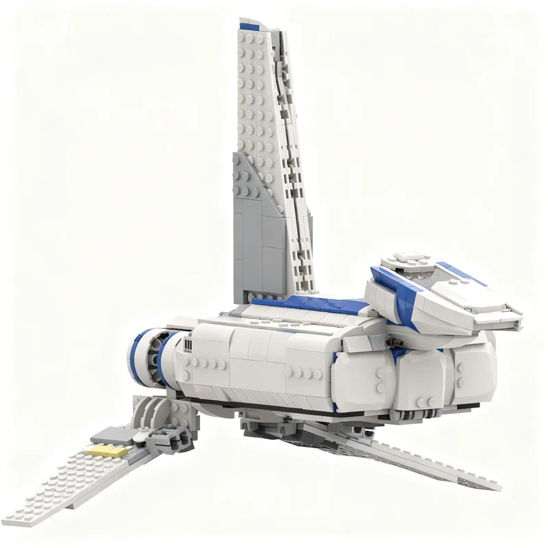 711pcs MOC Star Battle New Republic Sentinel-Class retrofit 75399 75460 Model Christmas Gift Creative Ideas DIY