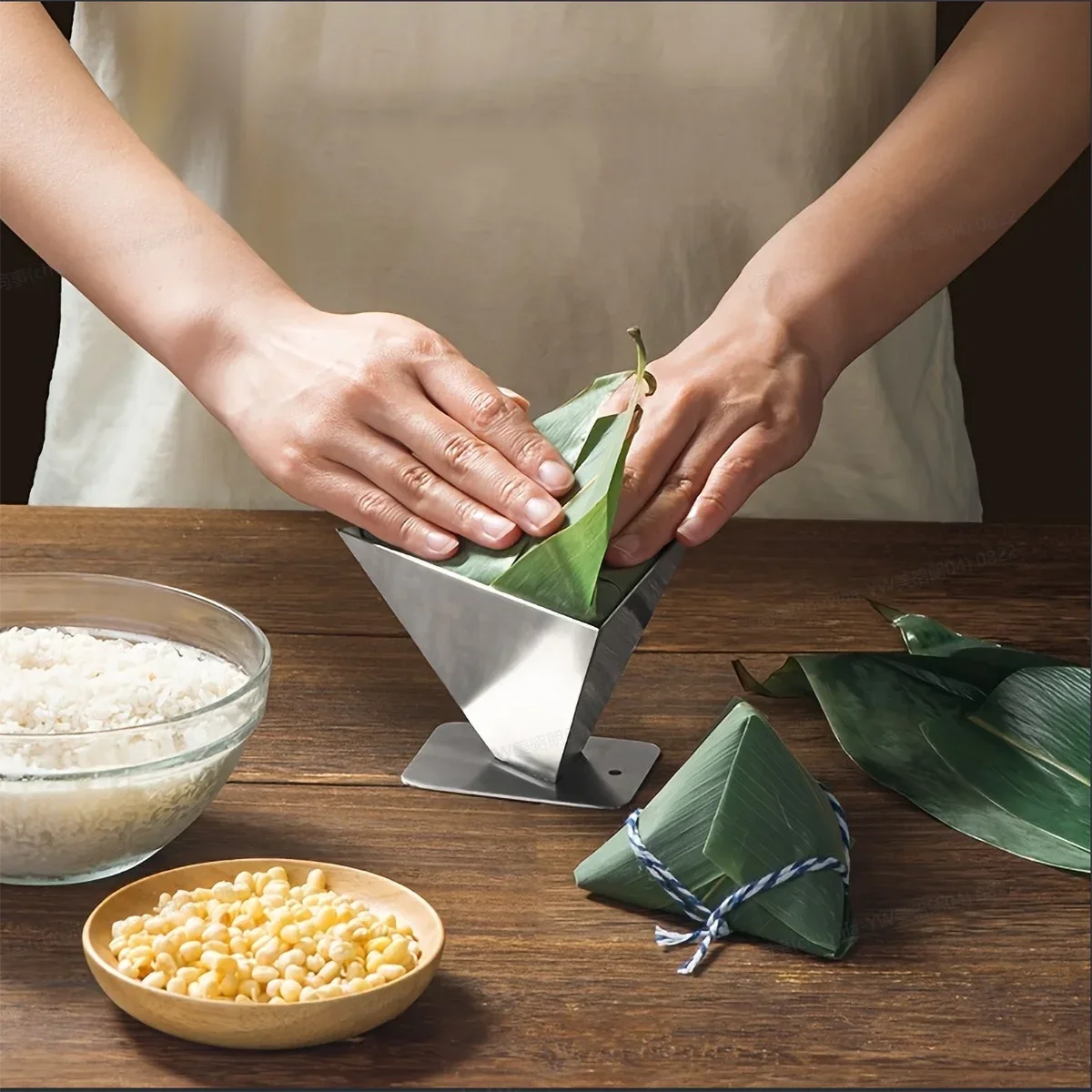 

Кухонный аксессуар, популярная традиционная китайская еда, фестиваль лодок-драконов, форма Zongzi, липкая форма для изготовления рисовых пельменей, инструменты для изготовления форм