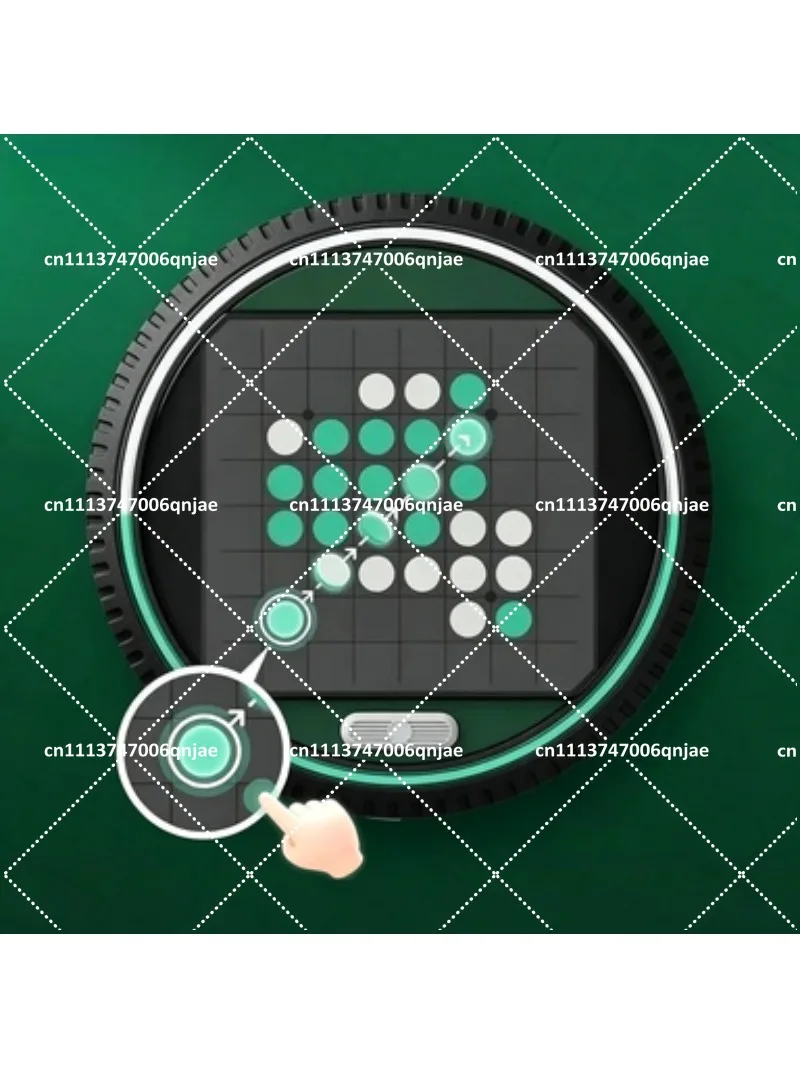 Smart Reversi Othello Chessboard - Interactive Teaching Mode, STEM Strategic Slide Toy for Kids Ages 8+
