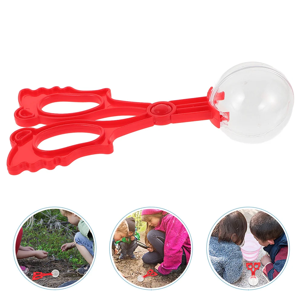 2 Pcs Insect Catching Tools Kit Butterfly Tweezers Exploration Toys Fine Motor Tongs Children Outdoor Observation Garden Rubber