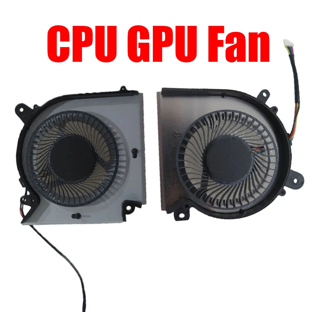 For MSI Pulse GL66 12U 12UCK 12UDK 12UEK 12UEOK 12UGK 12UGOK 12UGKV 12UGSZK 12UGSZOK DC5V N460 N477 0.5A 0.8A Laptop CPU GPU Fan