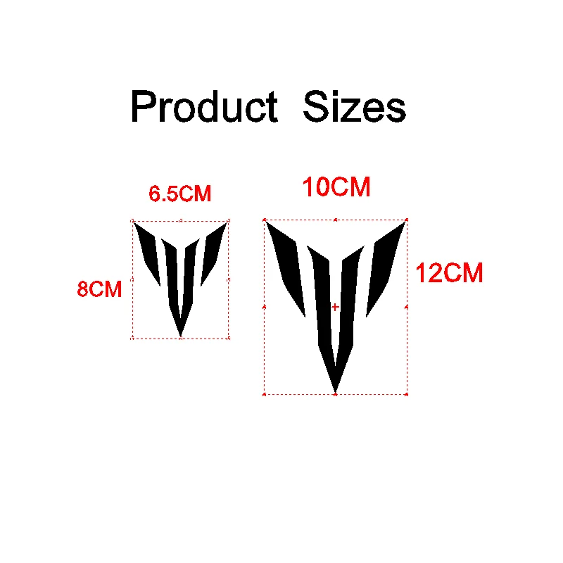Dla Yamaha MT 07 09 03 10 naklejki motocyklowe wodoodporna odblaskowa naklejka na kask