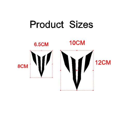 Imagen 2 del producto Para Yamaha MT 07 09 03 10 pegatinas de motocicleta calcomanía reflectante impermeable para casco