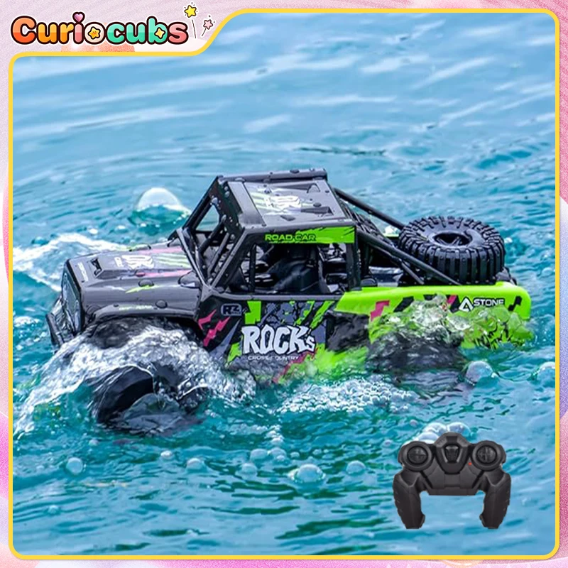 

JJRC Q191 RC Car Remote Control Truck Amphibious Waterproof Vehicle All-Terrain Climbing Off-Road Car Buggy Kid Christmas Gift