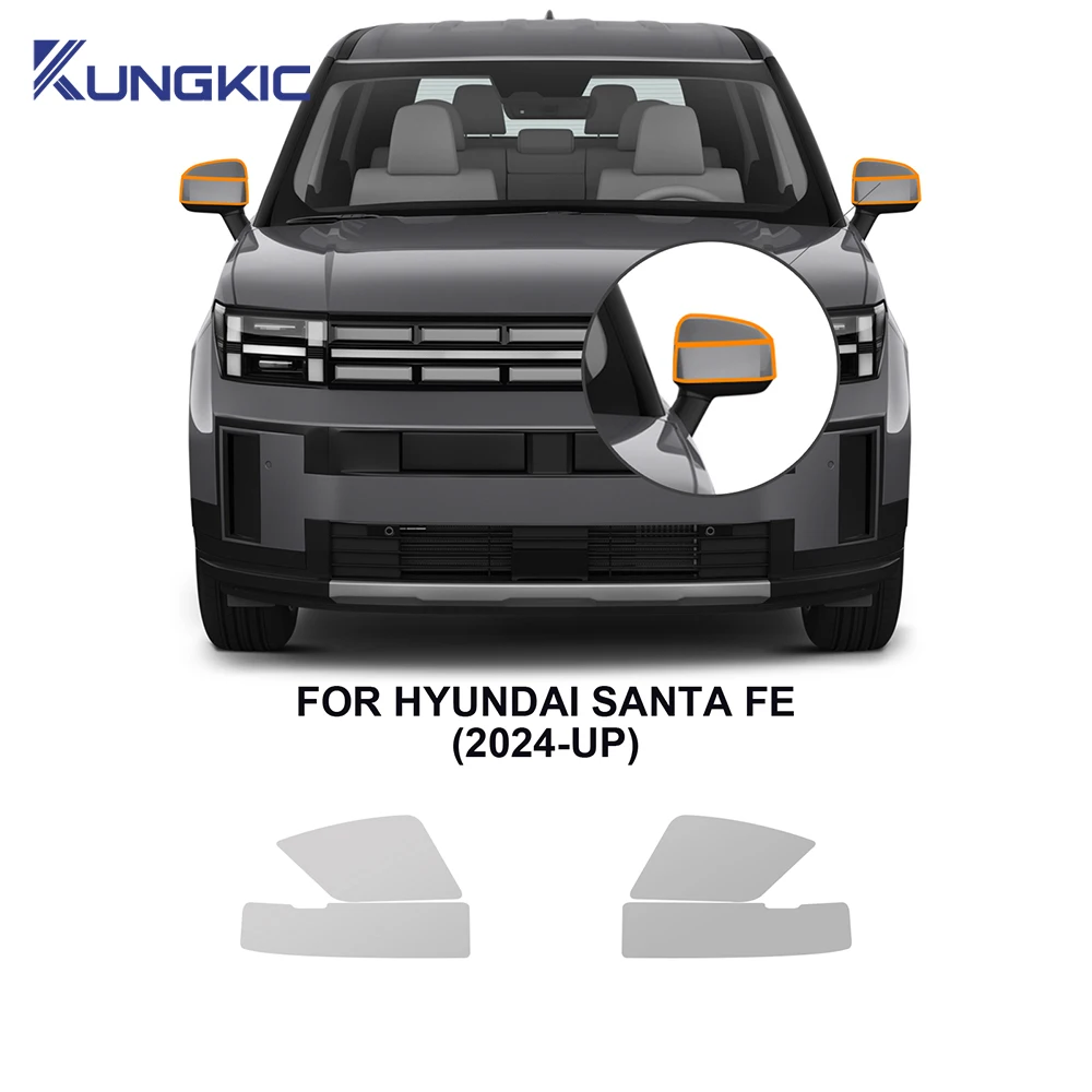 Headlight Rearview Film for Hyundai Santa FE 2024 2025 Car Paint Protection Film TPU Pre-cut Anti-scratch Repair Transparent