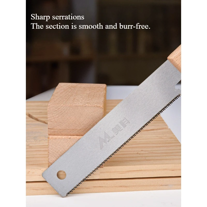 Woodworking hand saw fine-toothed carpenter's tenon and mortise saw