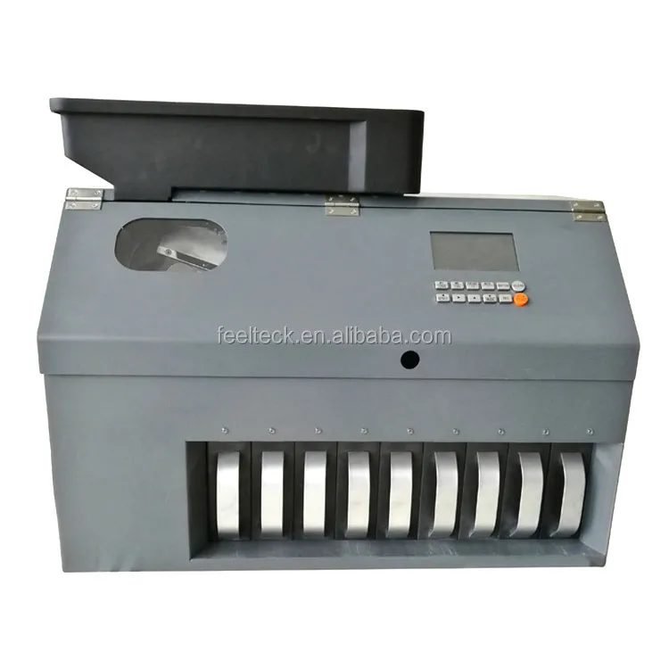 

8+1 Channel Value Coin Counter Machine