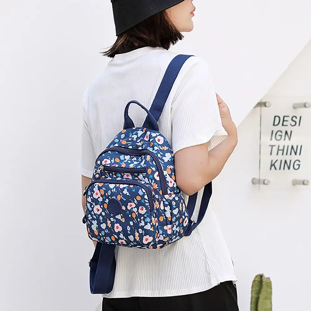 

Lightweight Large Capacity Backpack Waterproof Nylon Student Bag Printing Sports Backpack Women Men