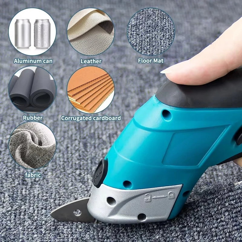 Cordless Electric Scissors for Fabric Cutting, Carpet Engraving