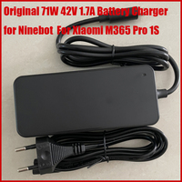 Original Battery Charger for Ninebot E2 F2 F40 ES2 E22 E25 For Xiaomi M365 Pro 1S Electric Scooter 71W 42V 1.7A Power Adapter