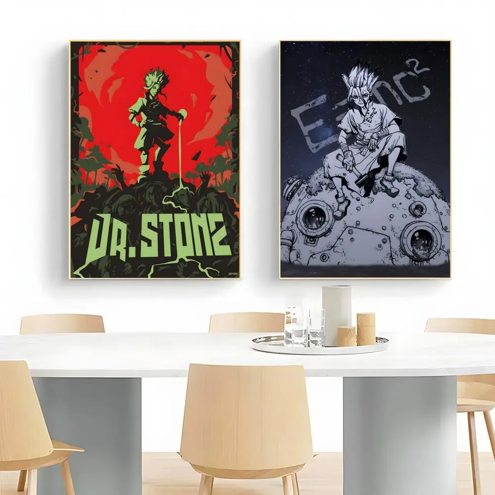 Action Anime Dr. Stone Poster Wall Art Print Decorative Mural Home Decor Gift Unframed
