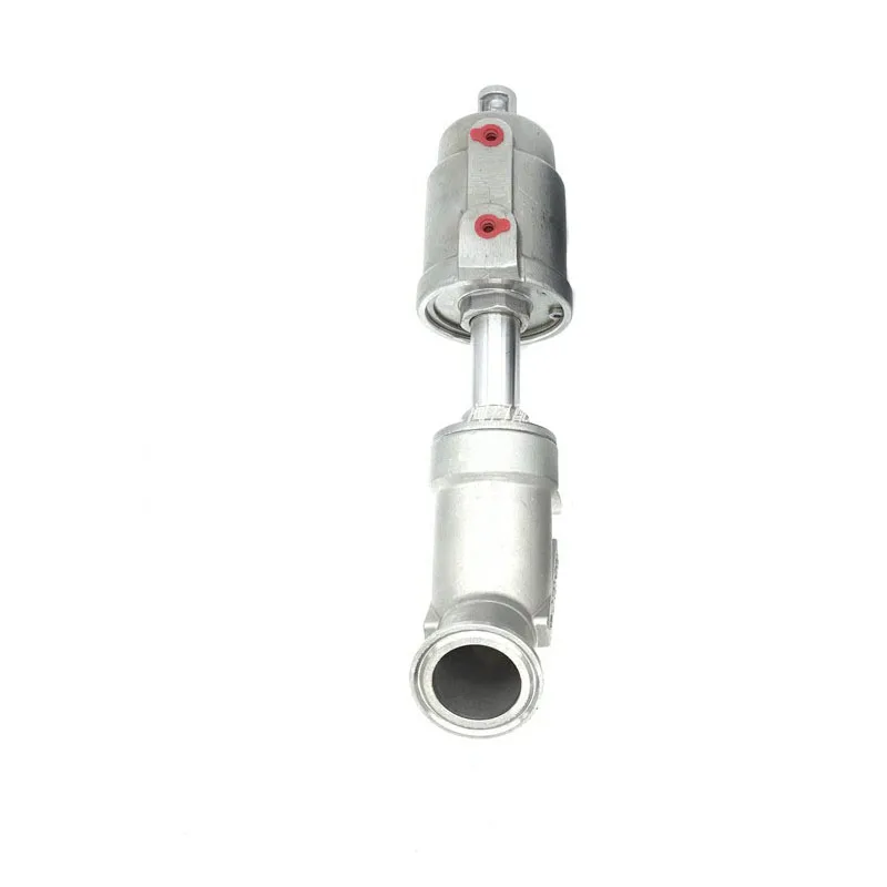 DN50 Pneumatic Quick-install Angle Seat Valve 16bar 304 Stainless SteelAngle Seat Valve PTFE Sealing