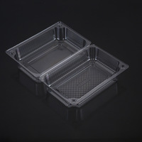 10PCS Clear PET Food Container Set - Reusable Snack Boxes for Cake, Bread Cookie Storage, Retail Display Packaging Solutions
