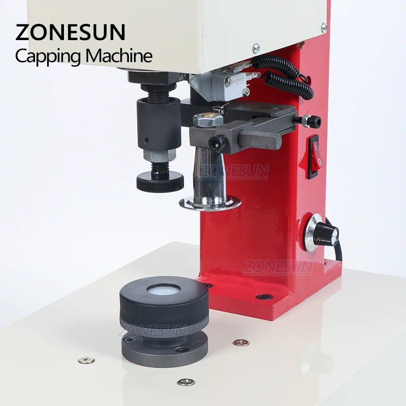 ZONESUN KFJ-1035 10-35MM Semi Automatic Electric Small Vial Bottle Capping Machine